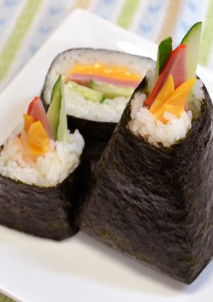バラケにくい!ハムチーズおにぎり-レシピのメイン写真
