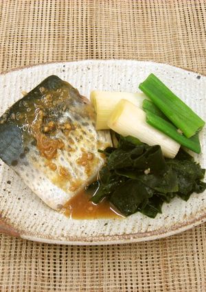 【舞鶴版】鯖の味噌煮～舞鶴産わかめ添え～-レシピのメイン写真