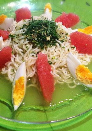 グレフルさっぱり冷やしぶっかけ塩ラー麺-レシピのメイン写真