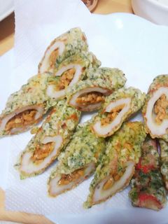 ちくわの納豆入り磯辺揚げ-レシピのメイン写真