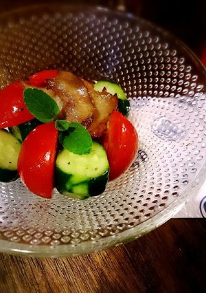 夏野菜とベーコンのイタリアンマリネ-レシピのメイン写真
