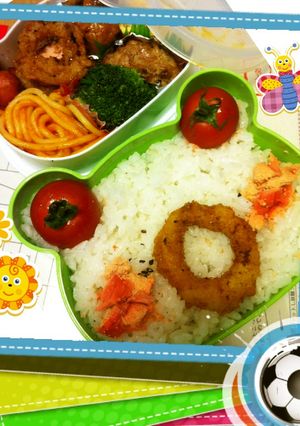 簡単5秒！のっけキャラ弁〜びっくり編〜-レシピのメイン写真