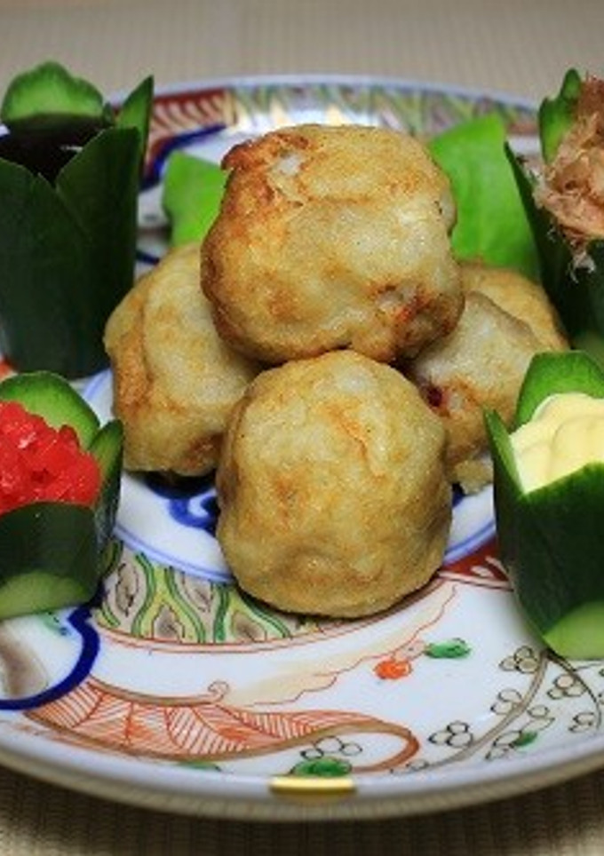 里芋のたこ焼き風-レシピのメイン写真