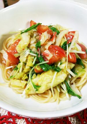 野菜たっぷり　中華風　冷製パスタ-レシピのメイン写真
