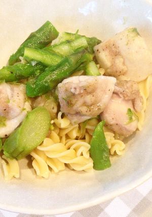 簡単ウマ♡アスパラと鶏肉のフリッジパスタ-レシピのメイン写真