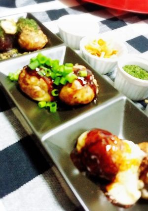 おつまみに最高☆エリンギたこ焼き-レシピのメイン写真