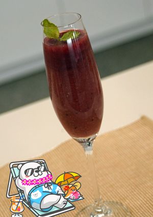 アサイーのベリーベリースムージー-レシピのメイン写真