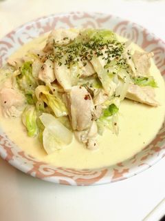 鶏肉のクリームマスタード煮-レシピのメイン写真