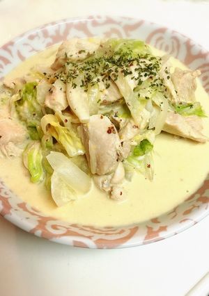 鶏肉のクリームマスタード煮-レシピのメイン写真
