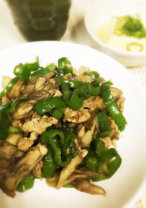 舞茸とピーマンの肉炒め-レシピのメイン写真