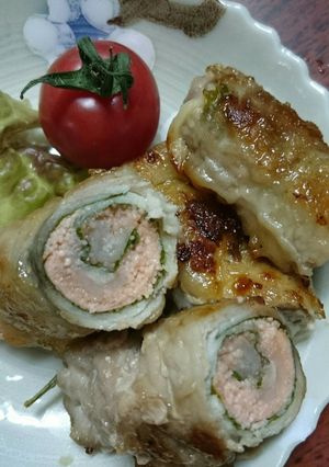 豚肉と明太子のロール焼き-レシピのメイン写真
