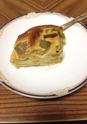 ルバーブのケーキ-レシピのメイン写真