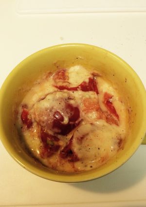 電子レンジde簡単トマトグラタン♡-レシピのメイン写真
