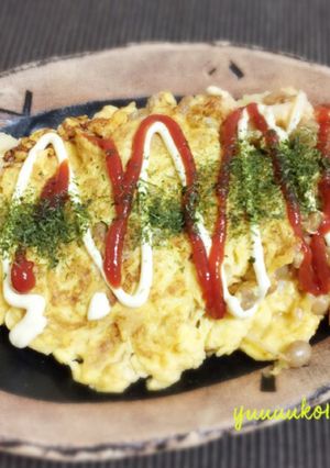 トロトロきゃべなっとうオムレツ-レシピのメイン写真
