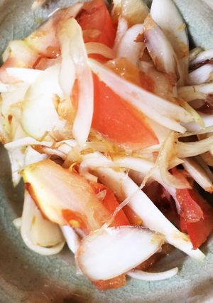 簡単美味しい✨玉ねぎトマトのポン酢和え-レシピのメイン写真