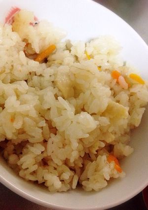 かしわ炊き込み御飯☀︎-レシピのメイン写真
