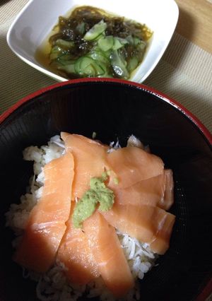 子供が好きな☆サーモンしらす丼-レシピのメイン写真