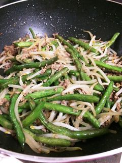 いんげんともやしの生姜香るひき肉炒め-レシピのメイン写真