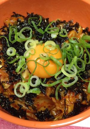 激ウマ！簡単豚キムチ丼。-レシピのメイン写真