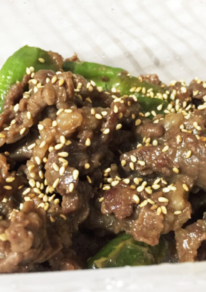 ししとうと牛肉の味噌炒め-レシピのメイン写真