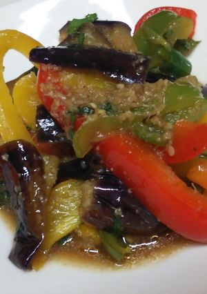 【なす・ピーマン】夏野菜の揚げ浸し-レシピのメイン写真