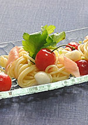 さくらんぼのパスタ-レシピのメイン写真