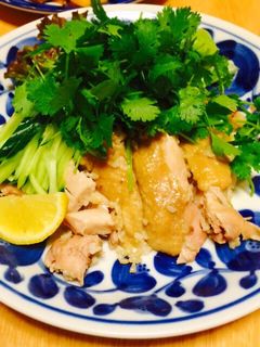 海南鶏飯・カオマンガイ・パクチーたっぷり-レシピのメイン写真