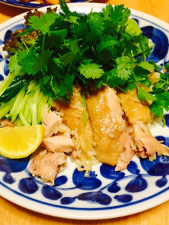 海南鶏飯・カオマンガイ・パクチーたっぷり-レシピのメイン写真