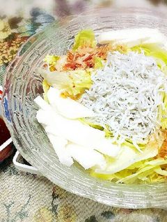 しらすと長芋の健康サラダ~!-レシピのメイン写真