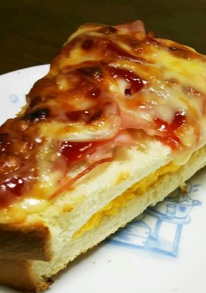 コメダ風？たまごのピザトースト❤-レシピのメイン写真