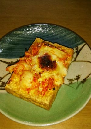 トースターで焼くだけ！厚揚げキムチ～ズ☆-レシピのメイン写真