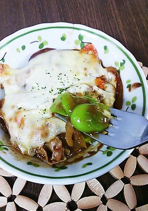 空豆カレーチーズ焼き♪-レシピのメイン写真