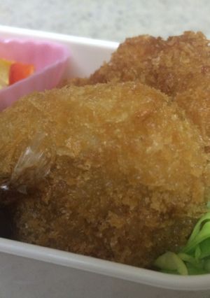 お弁当用に…豚こま肉で！胡麻ミニカツ-レシピのメイン写真