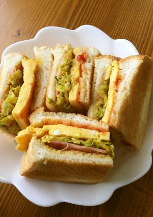 カレーホットサンド-レシピのメイン写真