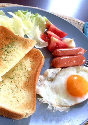 食パンで朝食!ワンプレートモーニング!-レシピのメイン写真