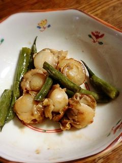 お弁当に超簡単ベビーホタテのマヨぽん炒め-レシピのメイン写真