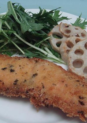 パセリでオメカシ☆*ﾟ¨ﾟﾟ･*鮭フライ-レシピのメイン写真