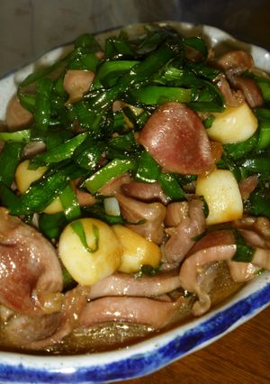 美味　簡単　安価　居酒屋風のニラズリ炒め-レシピのメイン写真