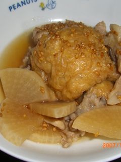 油揚げと豚肉のゴマ風味煮-レシピのメイン写真