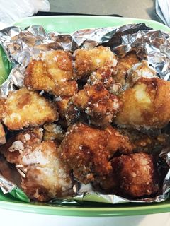 味はしっかりジューシーな唐揚げ-レシピのメイン写真