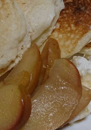ホエーで白いもちもちパンケーキ-レシピのメイン写真