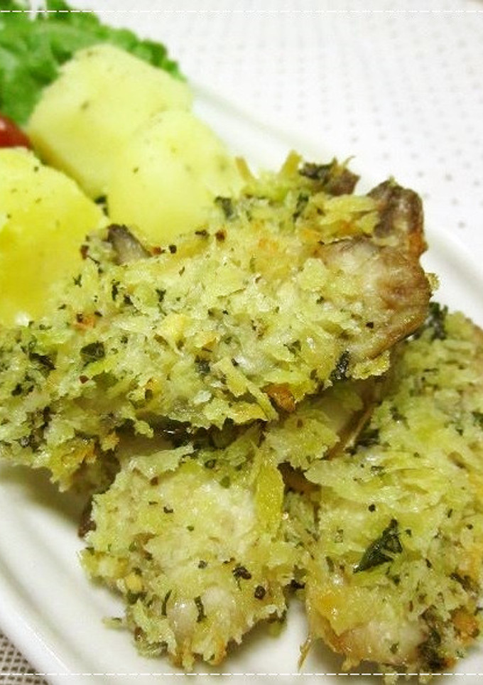 乗せて焼くだけ☆鯵の香草パン粉焼き-レシピのメイン写真