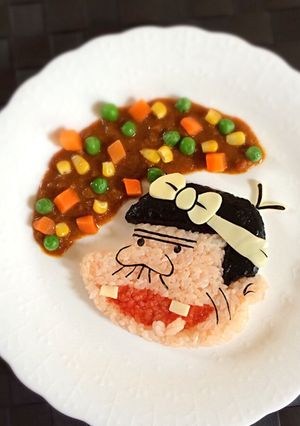 キャラカレー★バカボンのパパなのだ〜♪-レシピのメイン写真