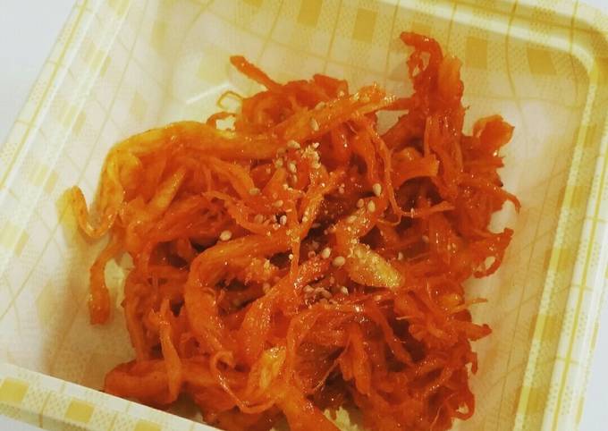 韓国料理屋直伝！簡単.絶品スルメキムチ by ※MASS