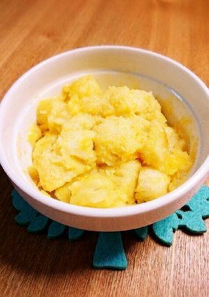 離乳食完了期＊コーンと豆乳のパングラタン-レシピのメイン写真