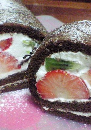 *。・ちょこロールケーキ・。*-レシピのメイン写真