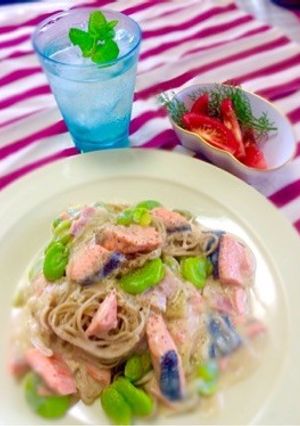 野菜ソムリエの旬のソイパスタ〜初夏編〜-レシピのメイン写真