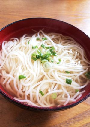 夏！残り茹でそうめん消費☆にゅうめん-レシピのメイン写真