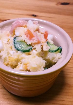 らっきょう酢で栄養up☆ポテトサラダ-レシピのメイン写真