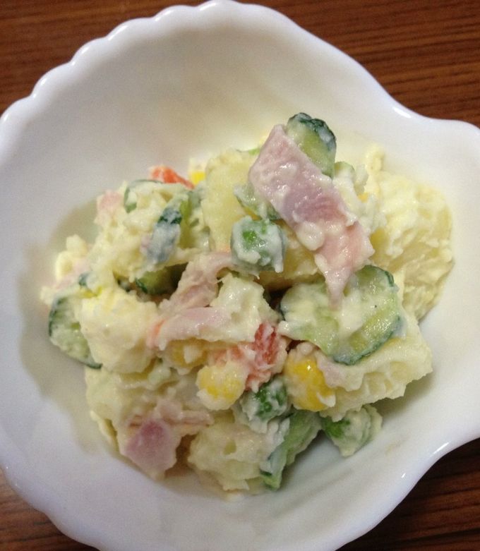 彩りキレイ☆みんな大好きポテトサラダ by ☆豆太☆ 【クックパッド